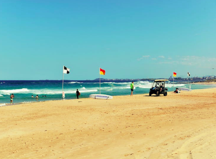 Corrimal Beach in Wollongong features a kid friendly lagoon.    