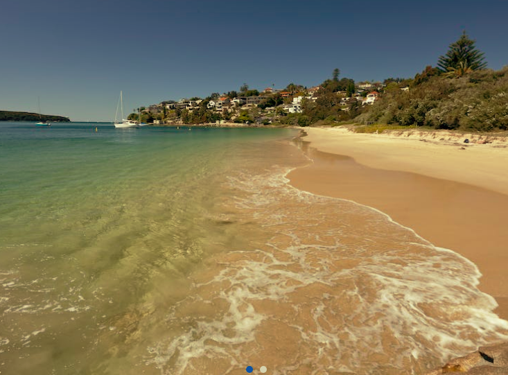 Chinaman's Beach in Mosman is a popular swimming spot for families.   