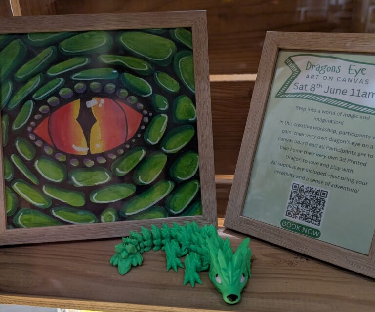Dragon eye painting