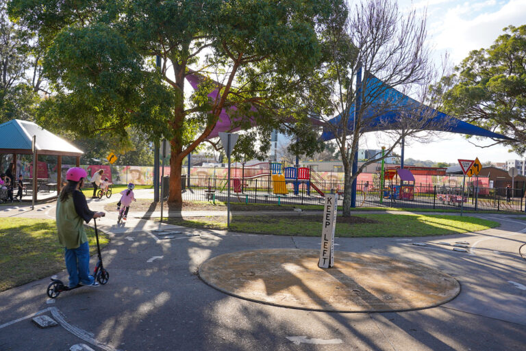 kids bicycle learning park campbelltown western sydney