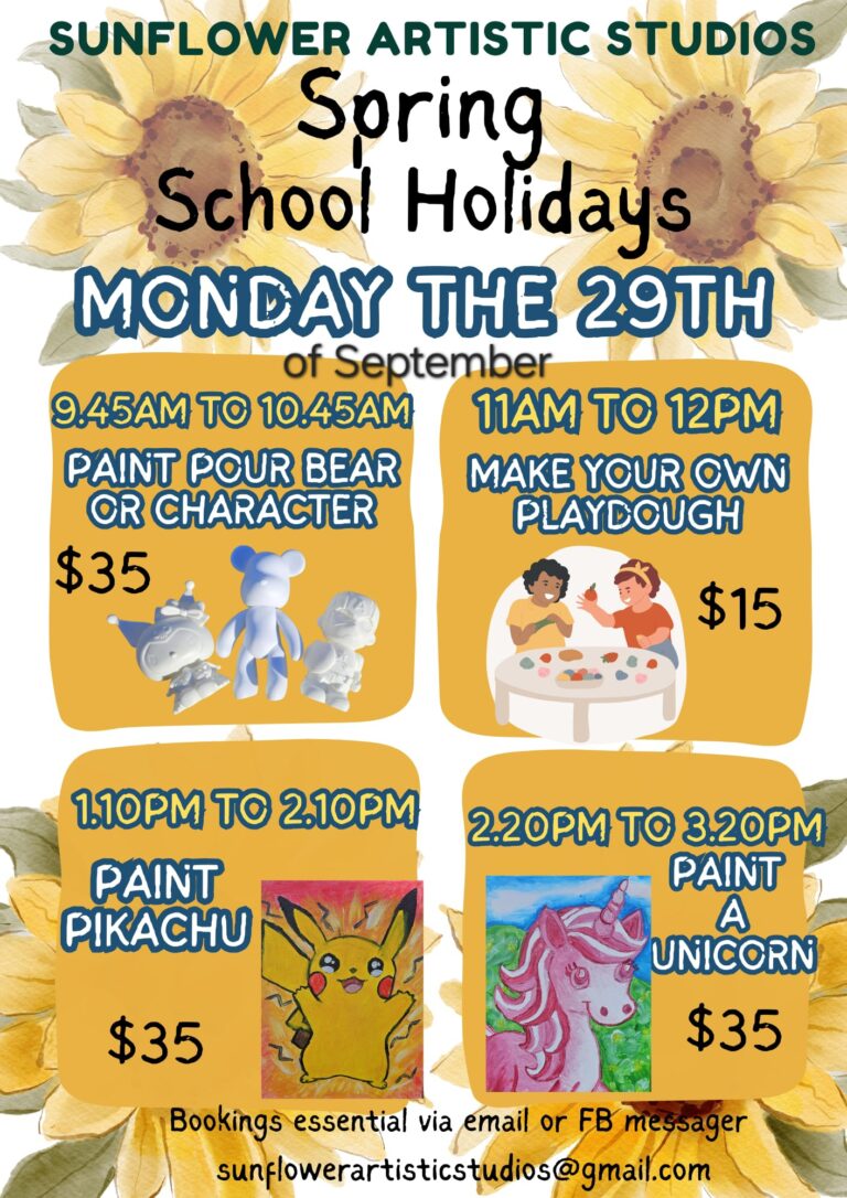 Spring school holidays