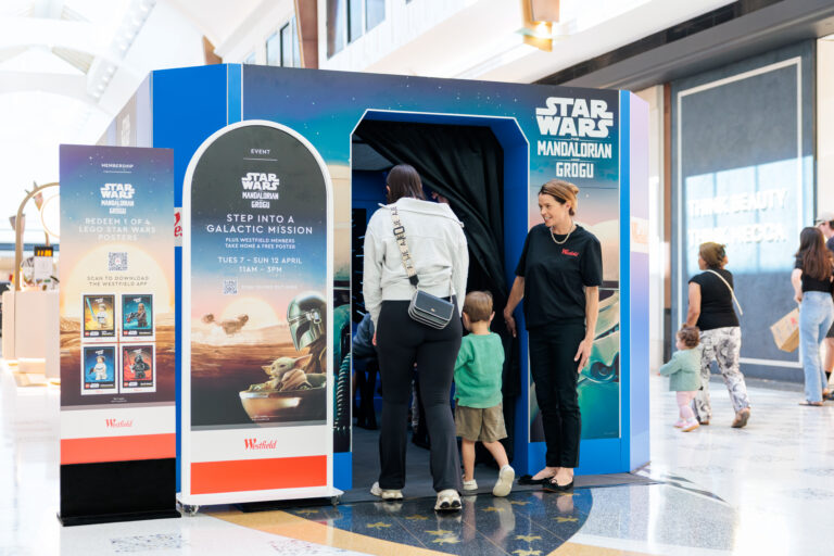 This is the way to galactic fun! The Mandalorian and Grogu arrive at Westfield destinations across New South Wales these school holidays